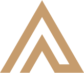 A tan triangle with a smaller, inverted tan triangle cut out of its center.